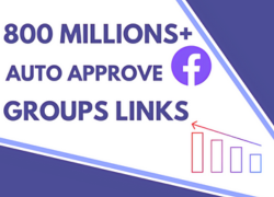 Facebook 800M+ Traffic Paid Auto Approval Group List